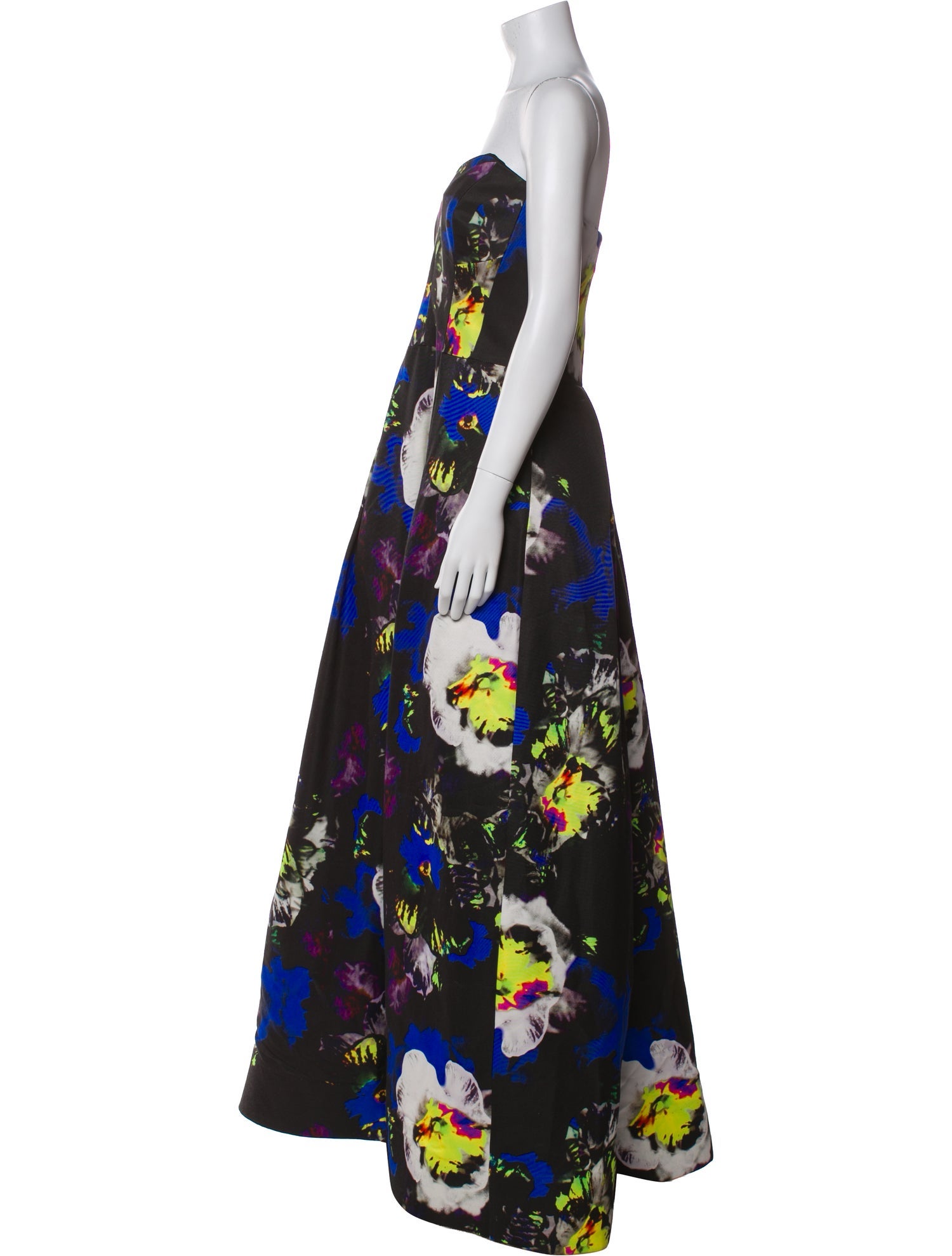 Milly Floral Print Long Dress