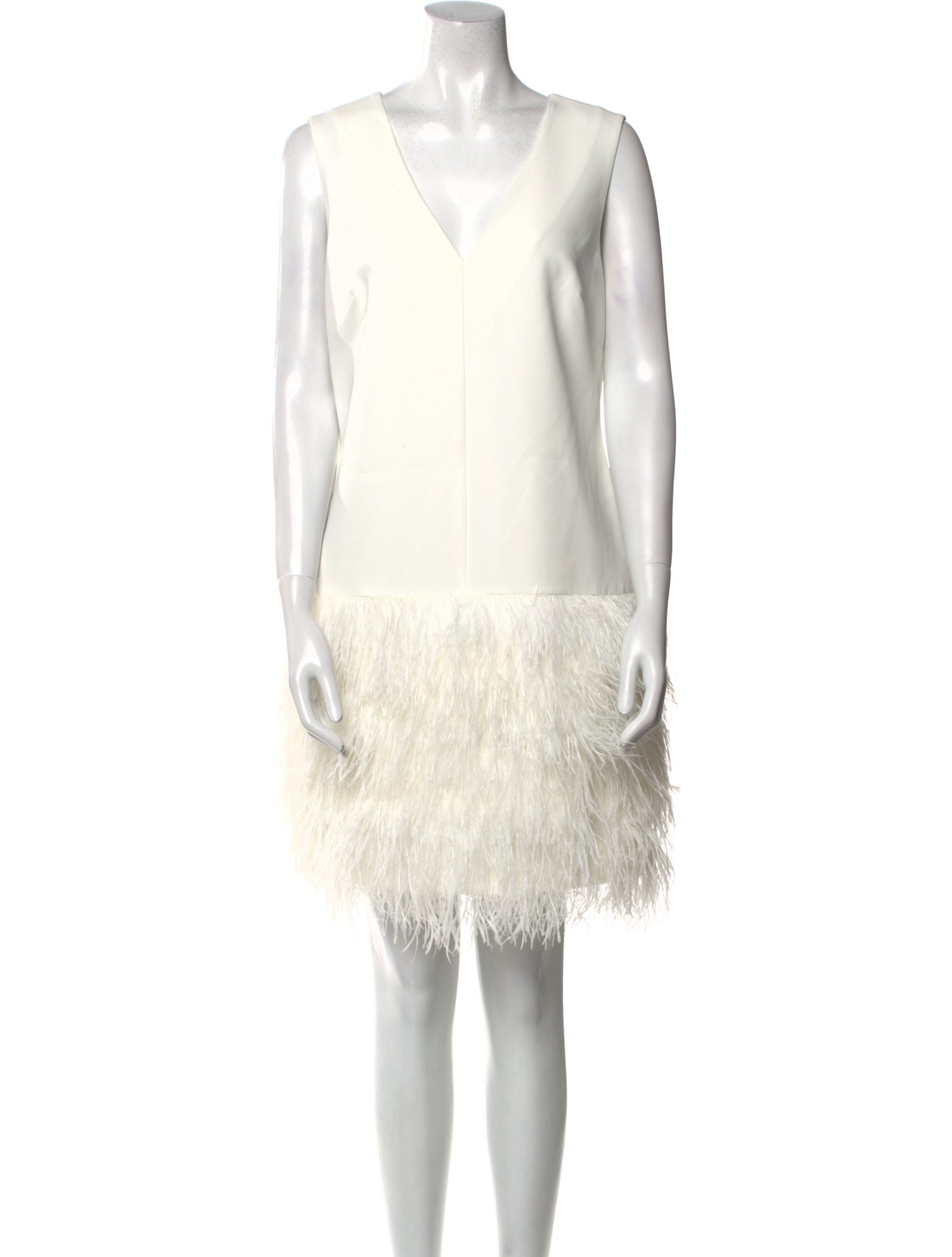 Milly V-Neck Mini Dress