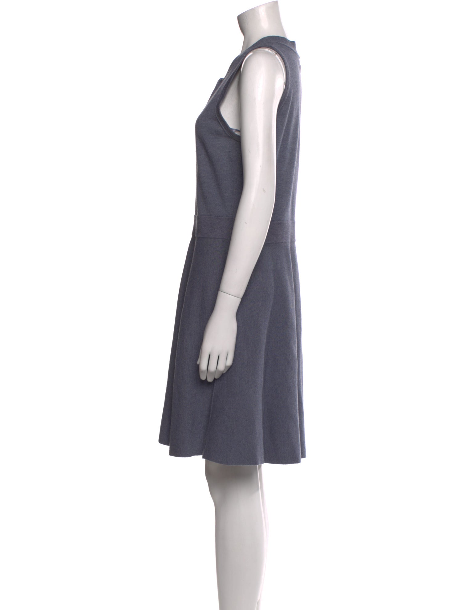 Milly V-Neck Knee-Length Dress