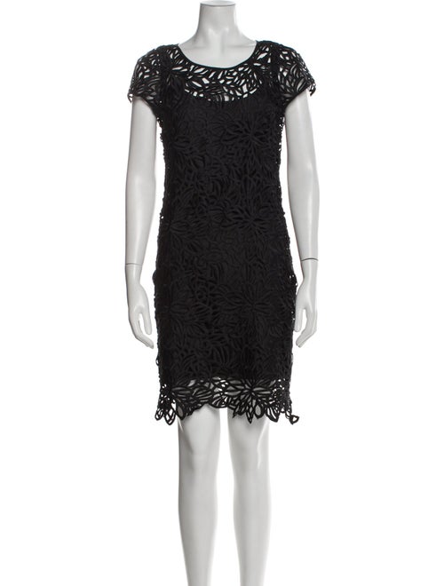 Milly Scoop Neck Knee-Length Dress