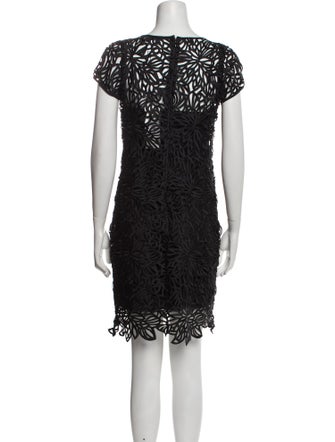 Milly Scoop Neck Knee-Length Dress