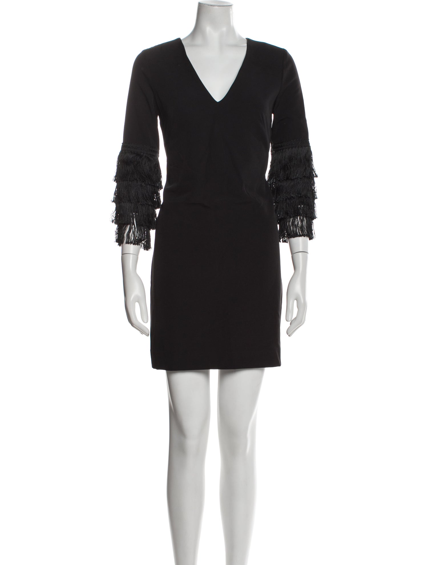 Milly V-Neck Mini Dress