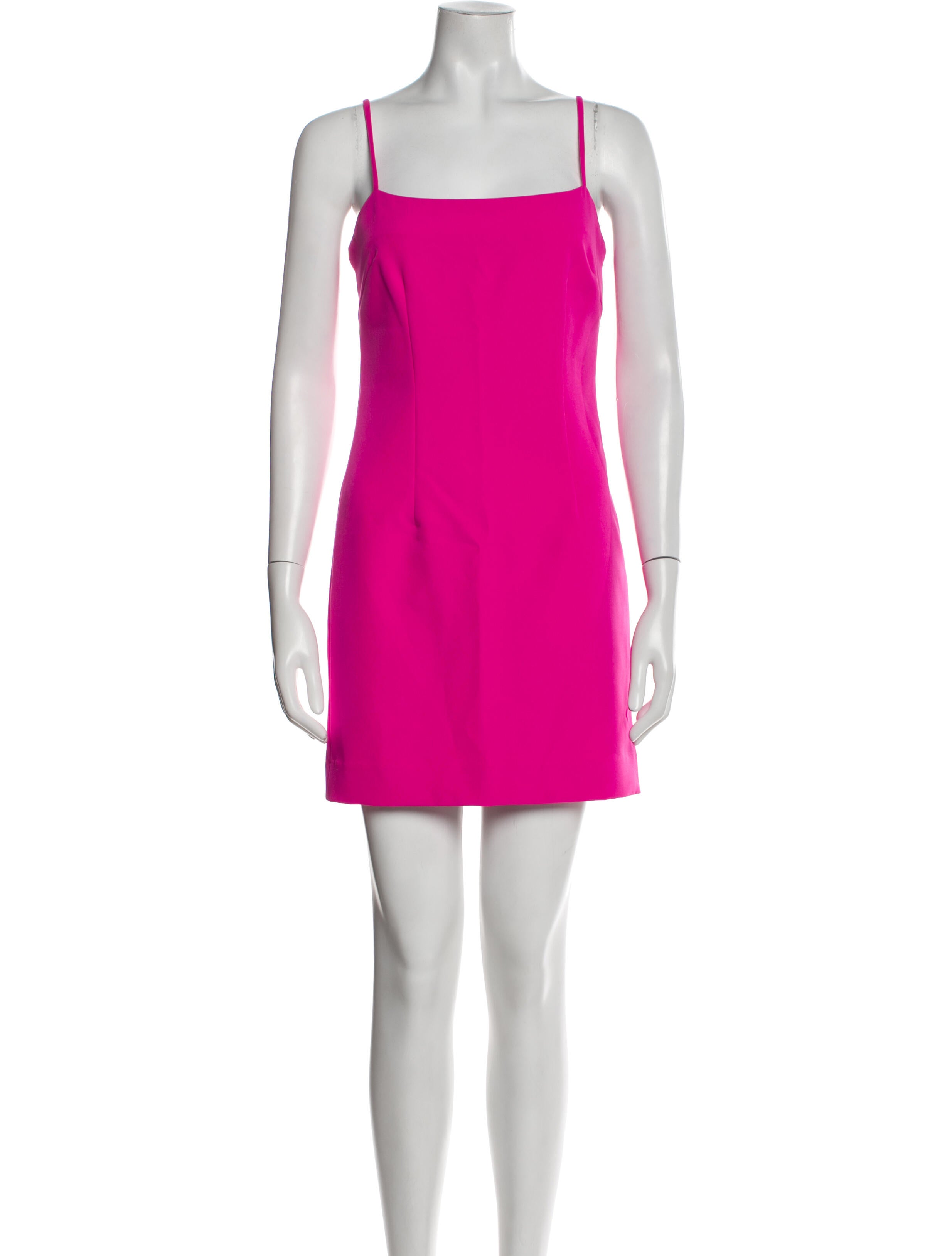 Milly Square Neckline Mini Dress