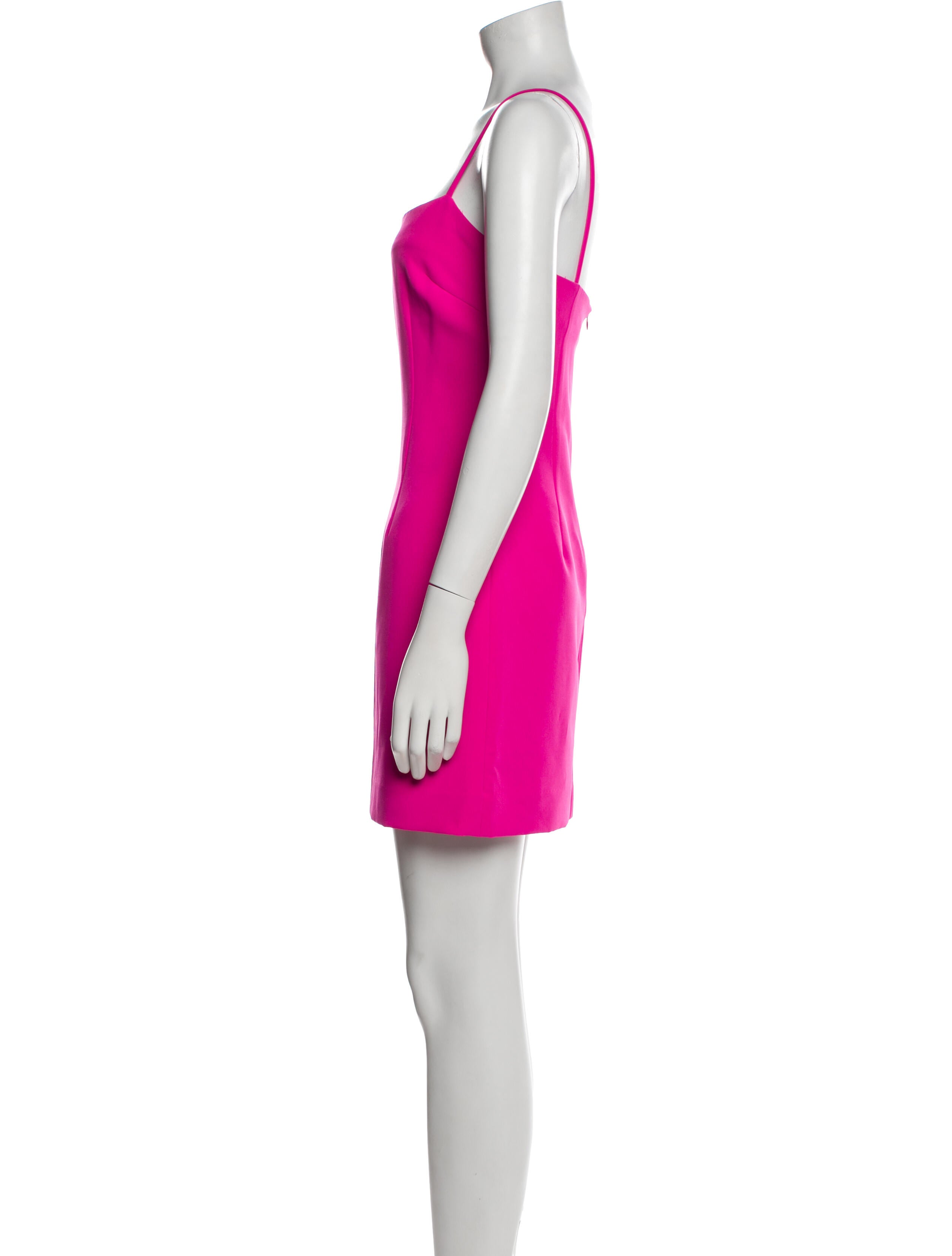 Milly Square Neckline Mini Dress