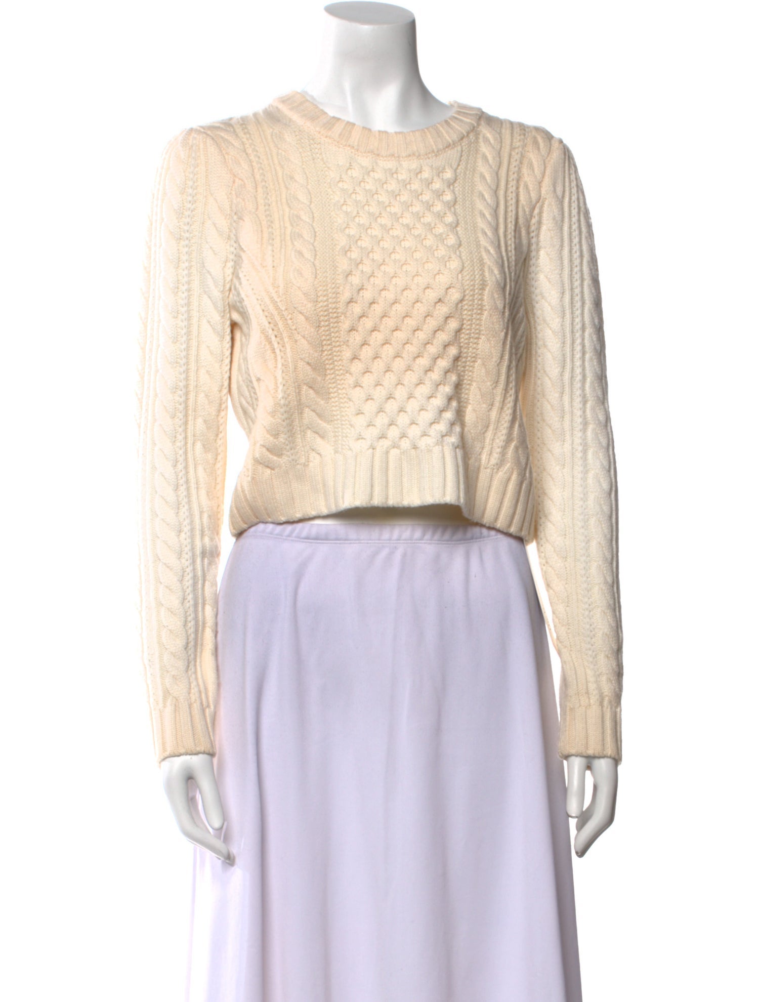 Milly Wool Crew Neck Sweater