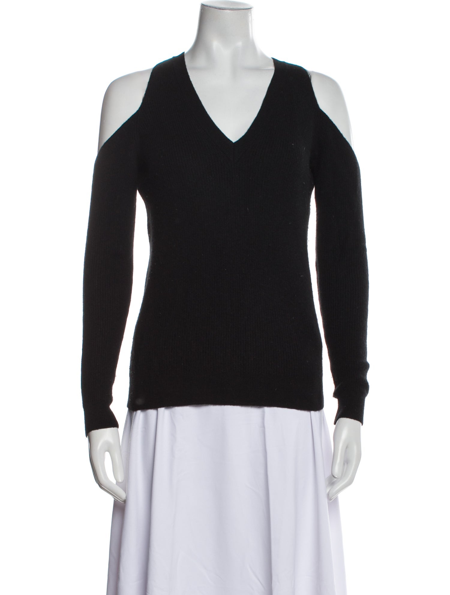 Milly Cashmere V-Neck Sweater