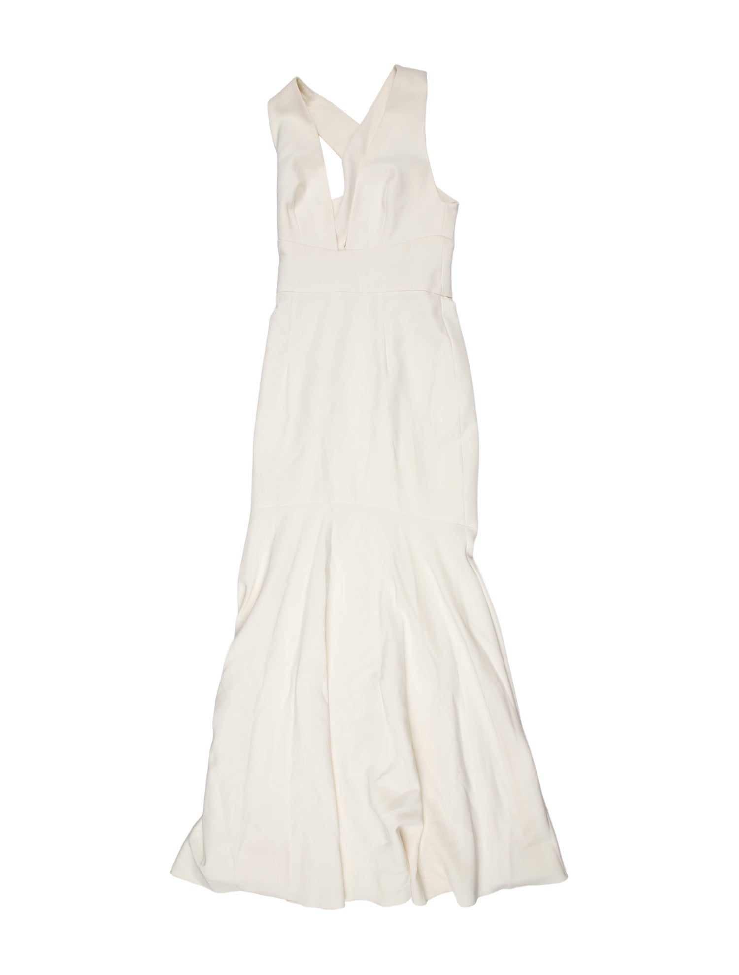 Milly V-Neck Long Dress