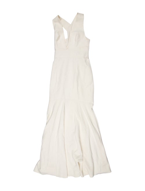 Milly V-Neck Long Dress