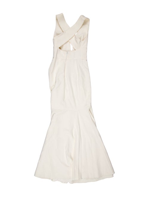 Milly V-Neck Long Dress