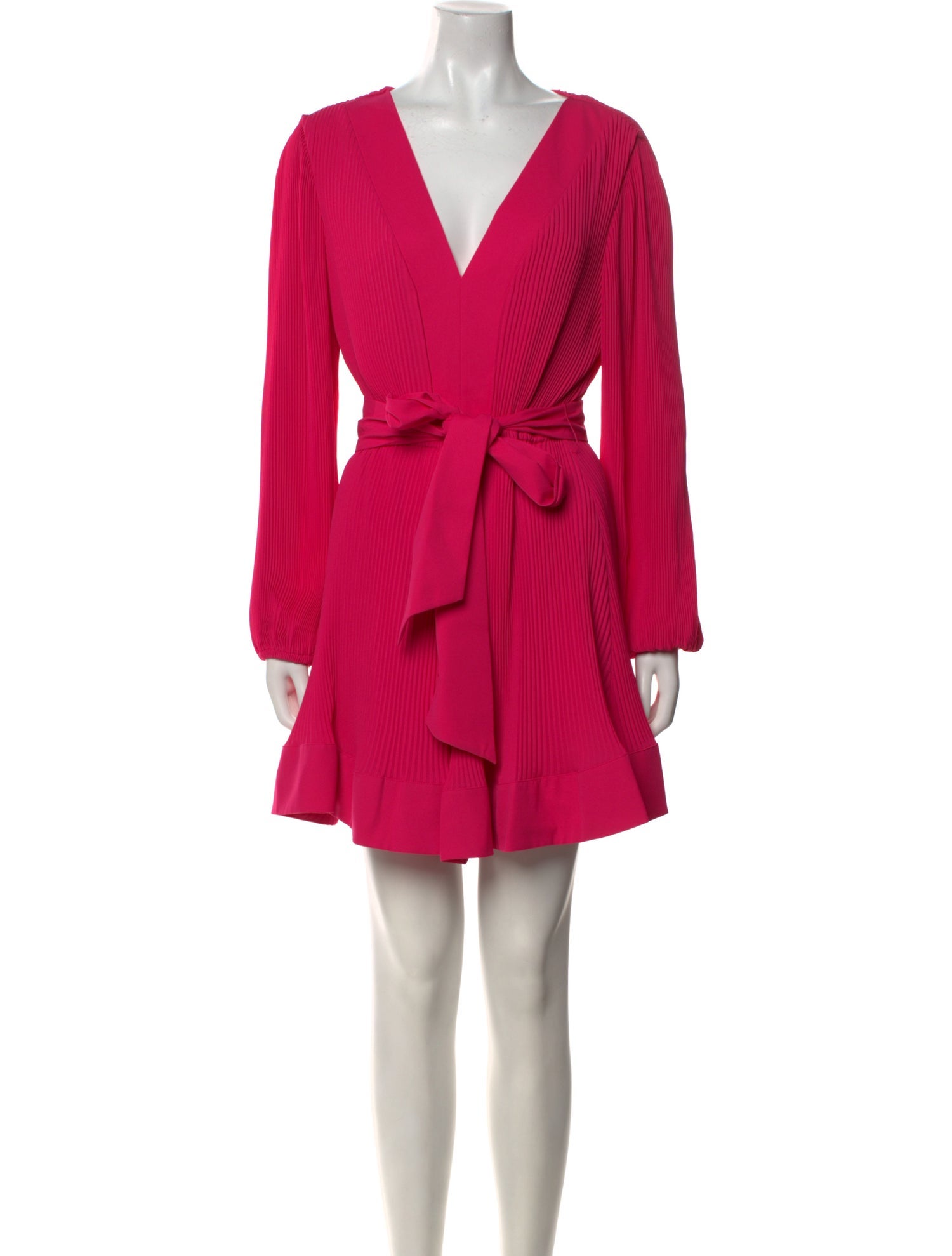 Milly V-Neck Mini Dress