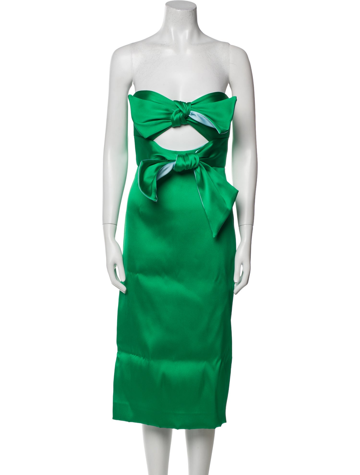 Milly Strapless Knee-Length Dress