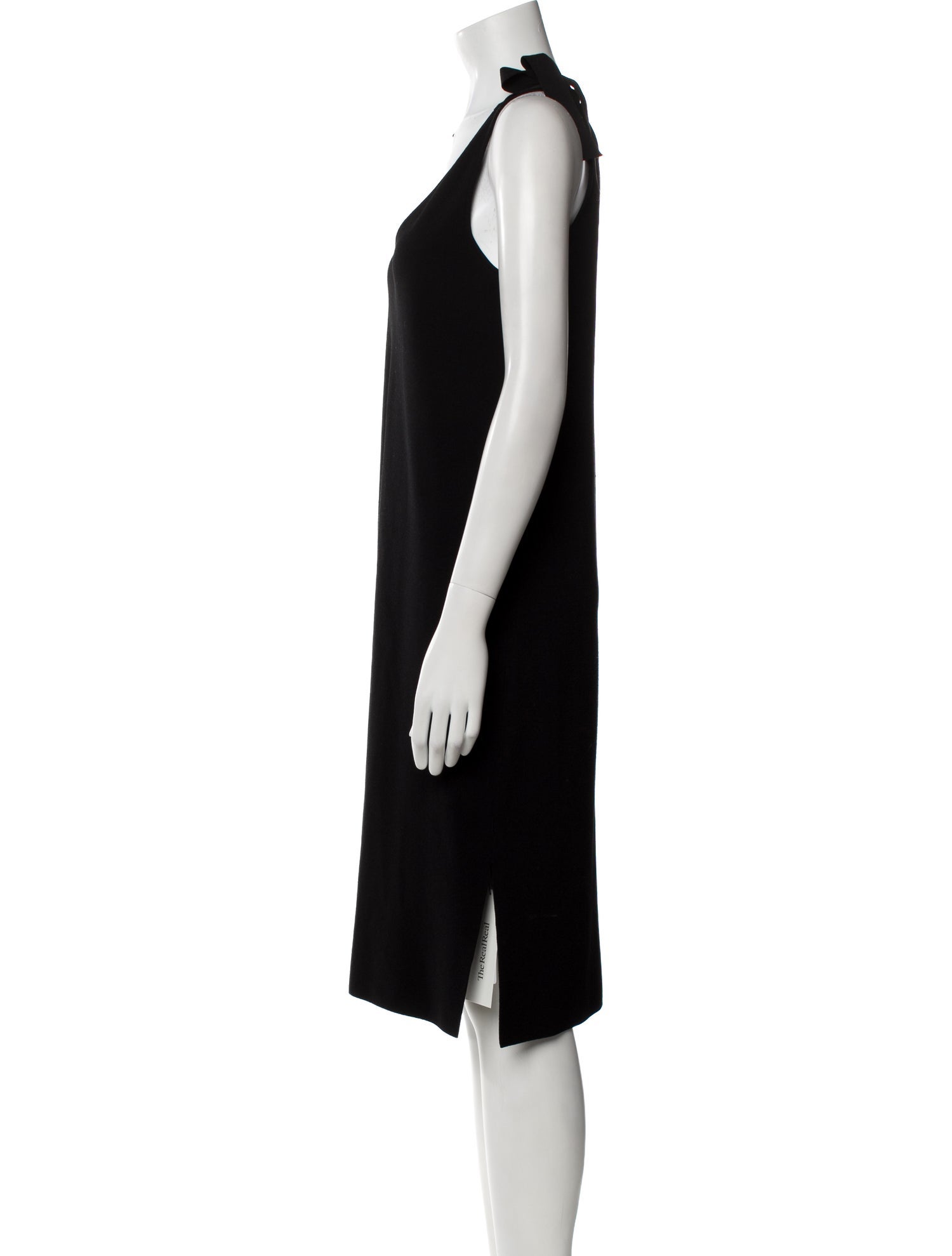Milly V-Neck Knee-Length Dress