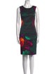 Milly Printed Knee-Length Dress
