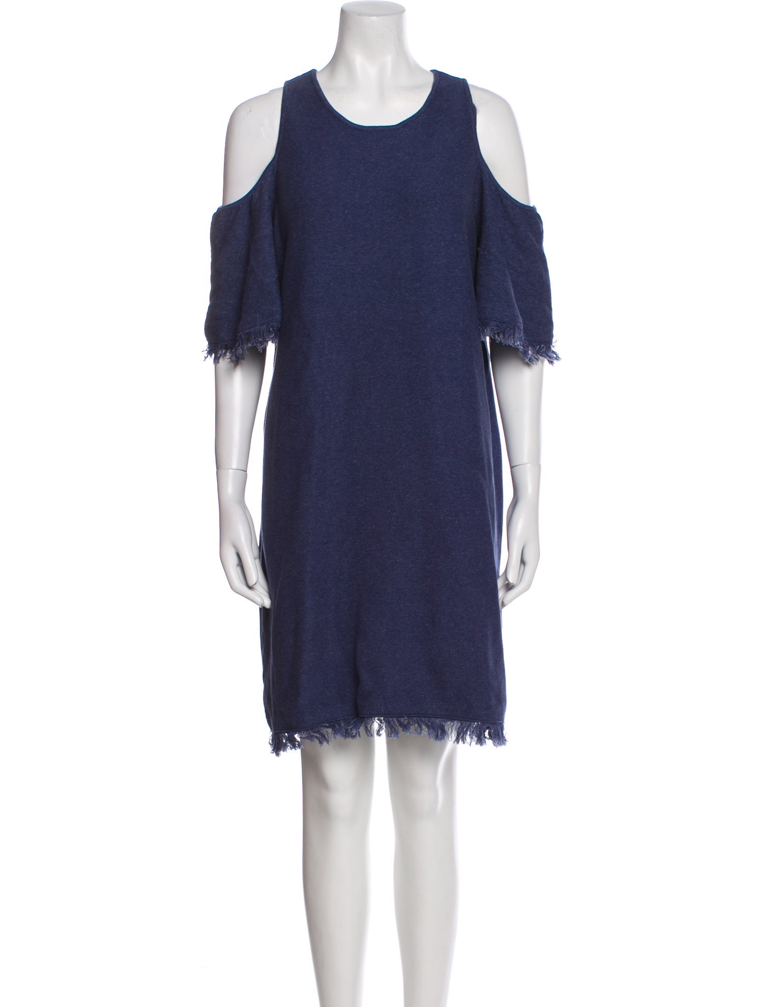 Milly Scoop Neck Mini Dress