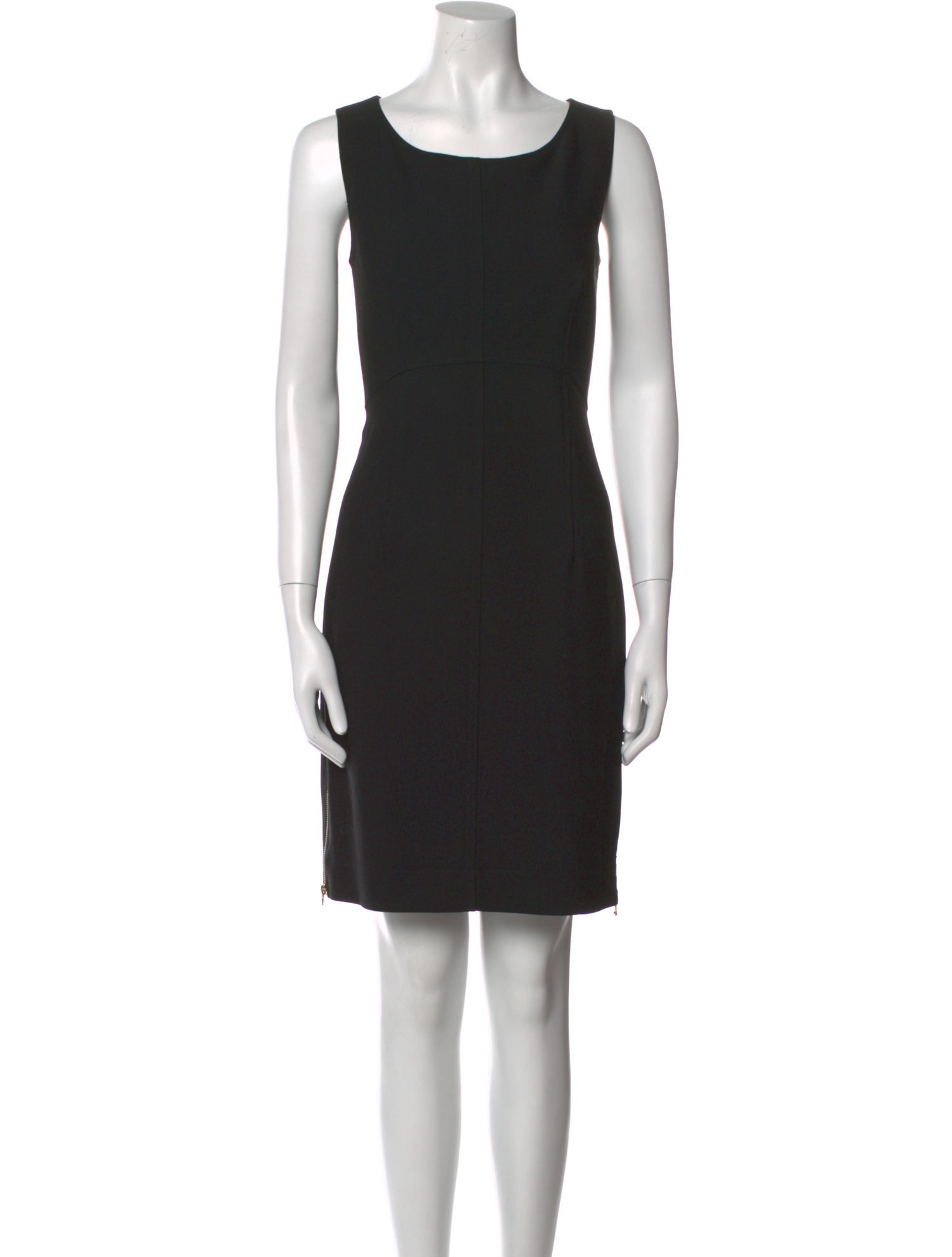 Milly Scoop Neck Knee-Length Dress