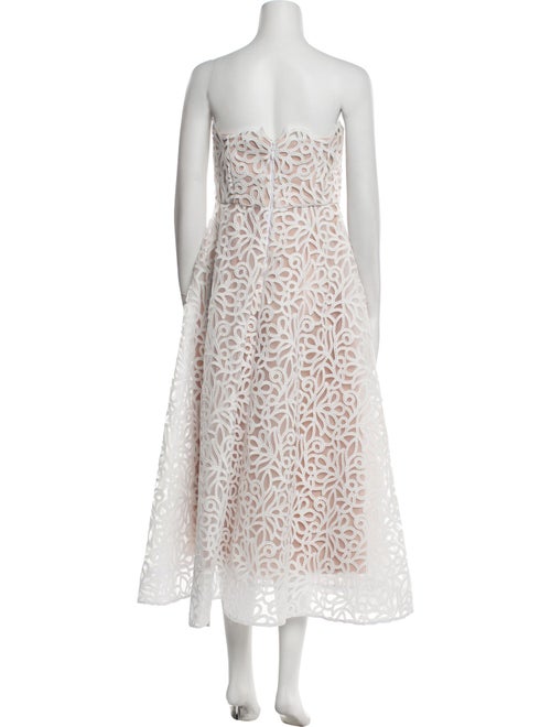 Milly Lace Pattern Midi Length Dress
