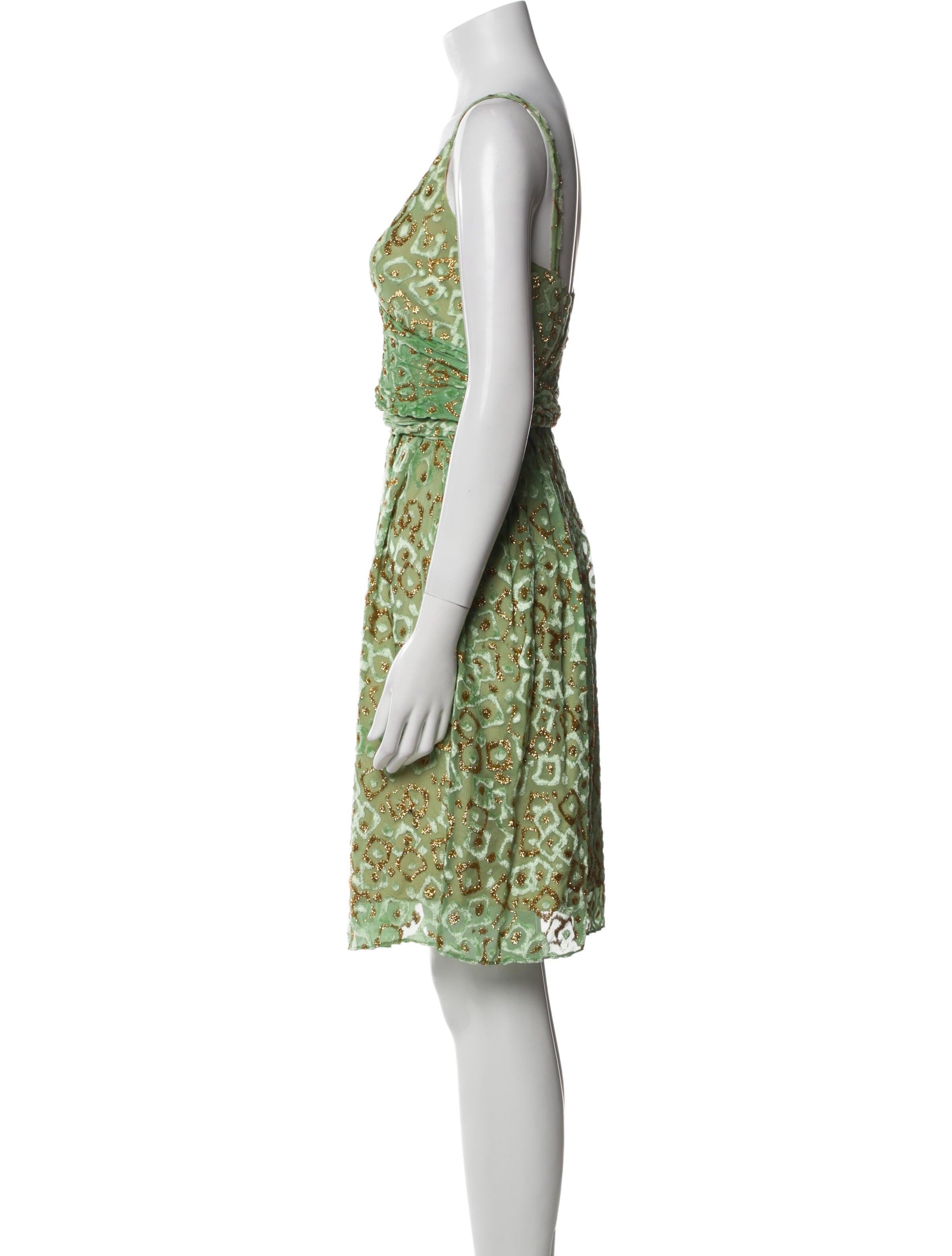 Milly Printed Knee-Length Dress