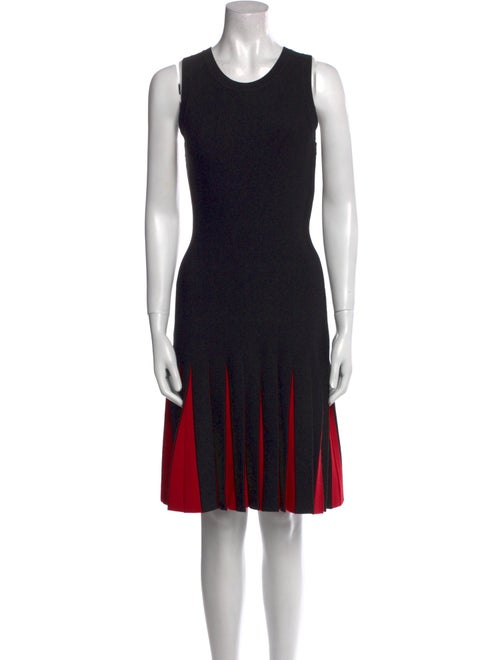 Milly Colorblock Pattern Knee-Length Dress