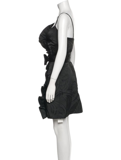 Milly V-Neck Mini Dress