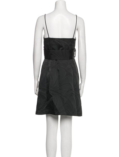 Milly V-Neck Mini Dress