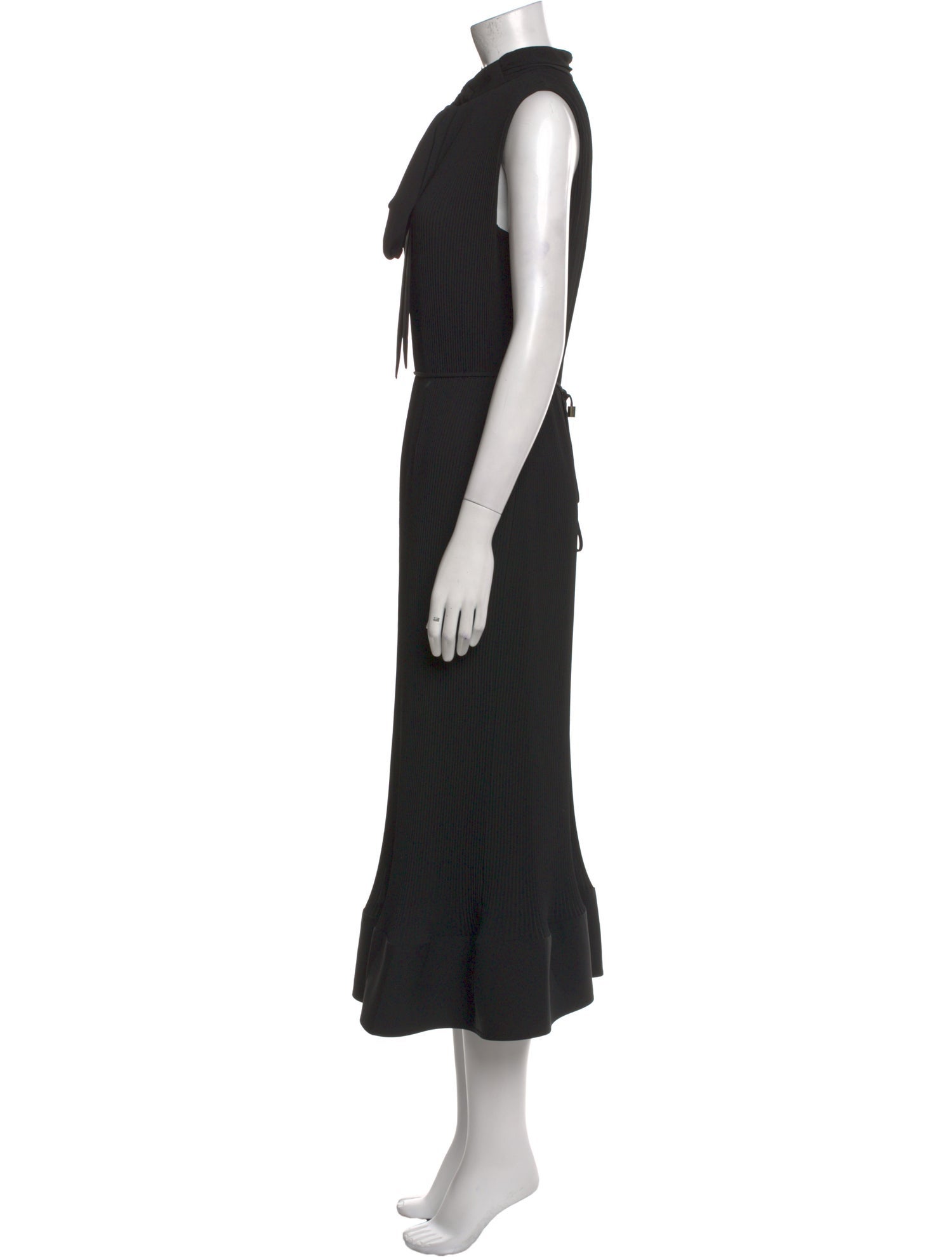 Milly Mock Neck Long Dress