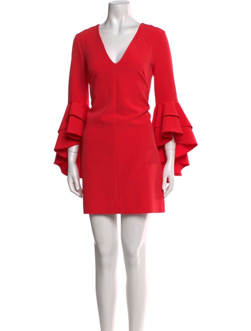 Milly V-Neck Mini Dress