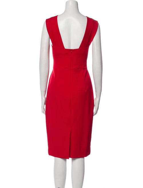 Milly V-Neck Midi Length Dress