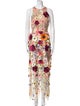 Milly Floral Print Long Dress
