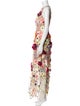 Milly Floral Print Long Dress