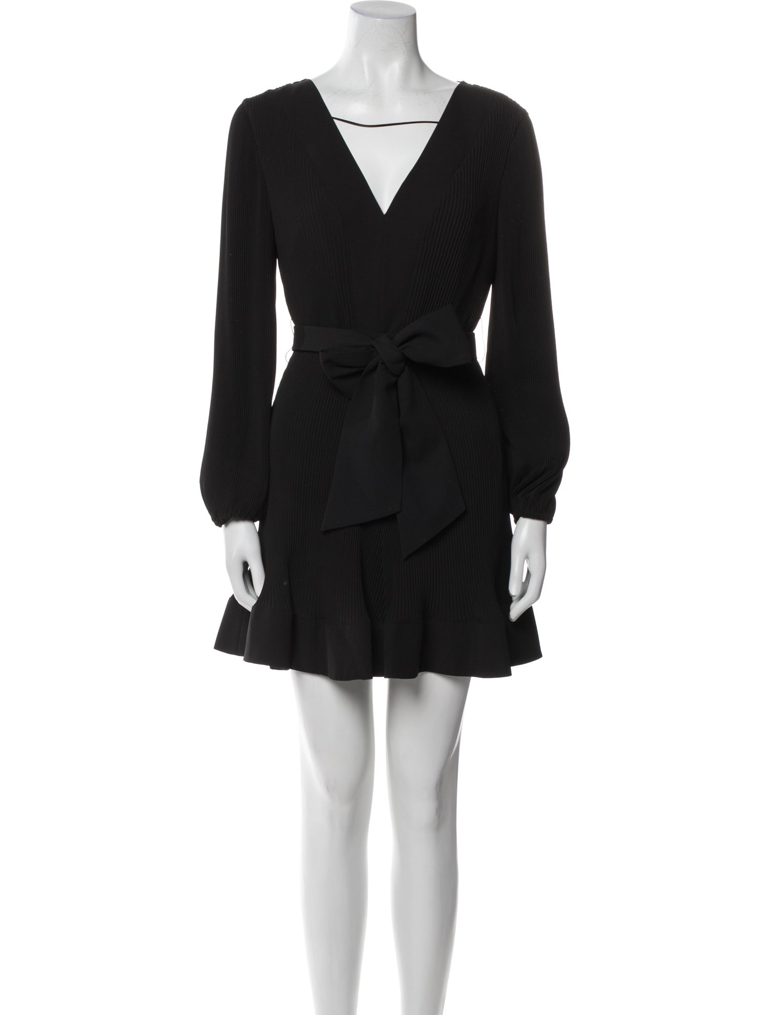 Milly V-Neck Mini Dress