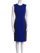Milly Crew Neck Knee-Length Dress