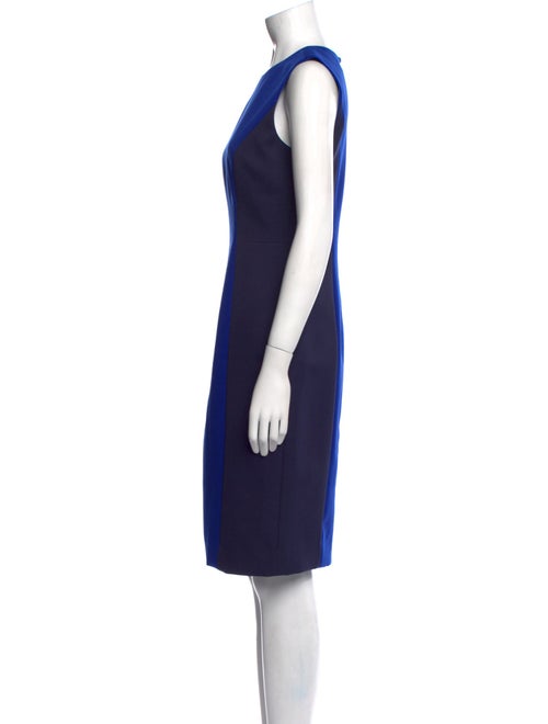 Milly Crew Neck Knee-Length Dress