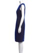 Milly Crew Neck Knee-Length Dress