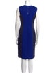 Milly Crew Neck Knee-Length Dress