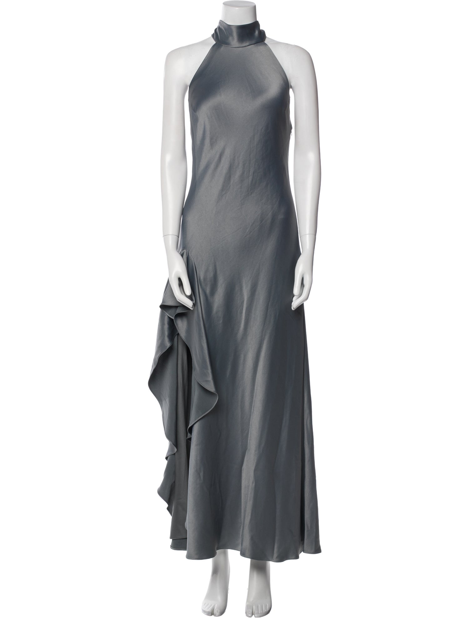 Milly Mock Neck Long Dress