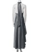 Milly Mock Neck Long Dress
