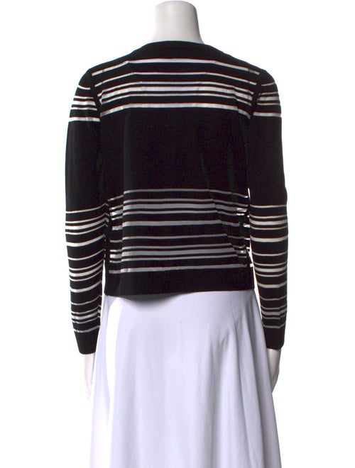 Milly Striped Scoop Neck Sweater