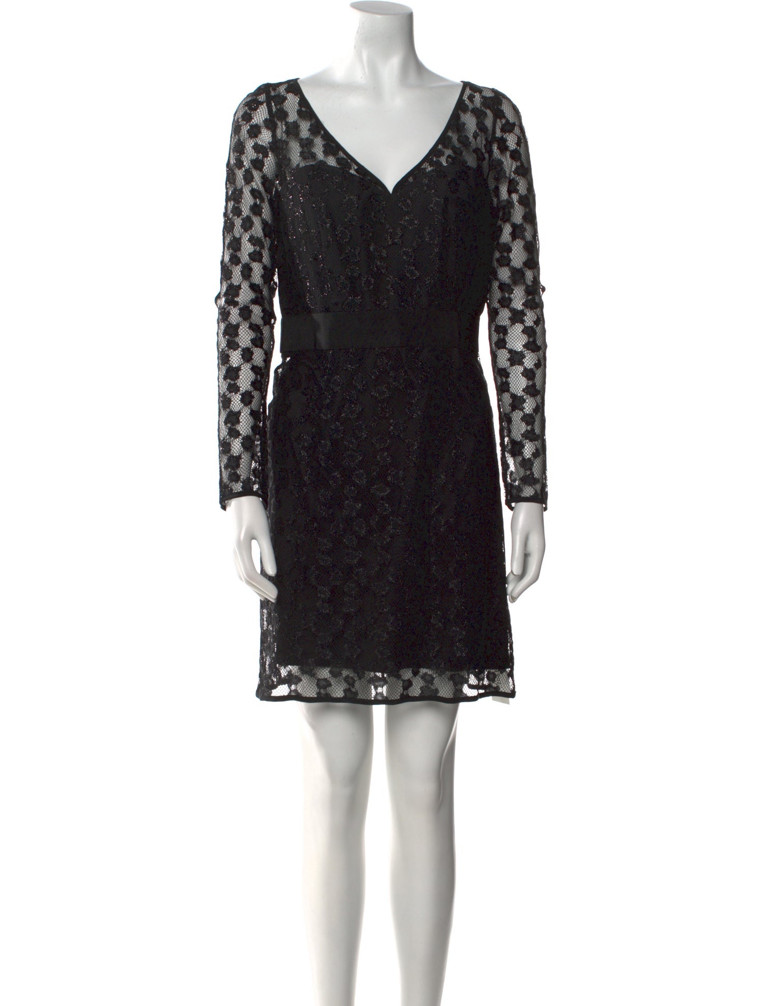 Milly Lace Pattern Mini Dress