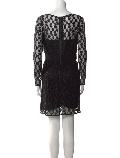 Milly Lace Pattern Mini Dress