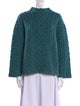Milly Merino Wool Mock Neck Sweater