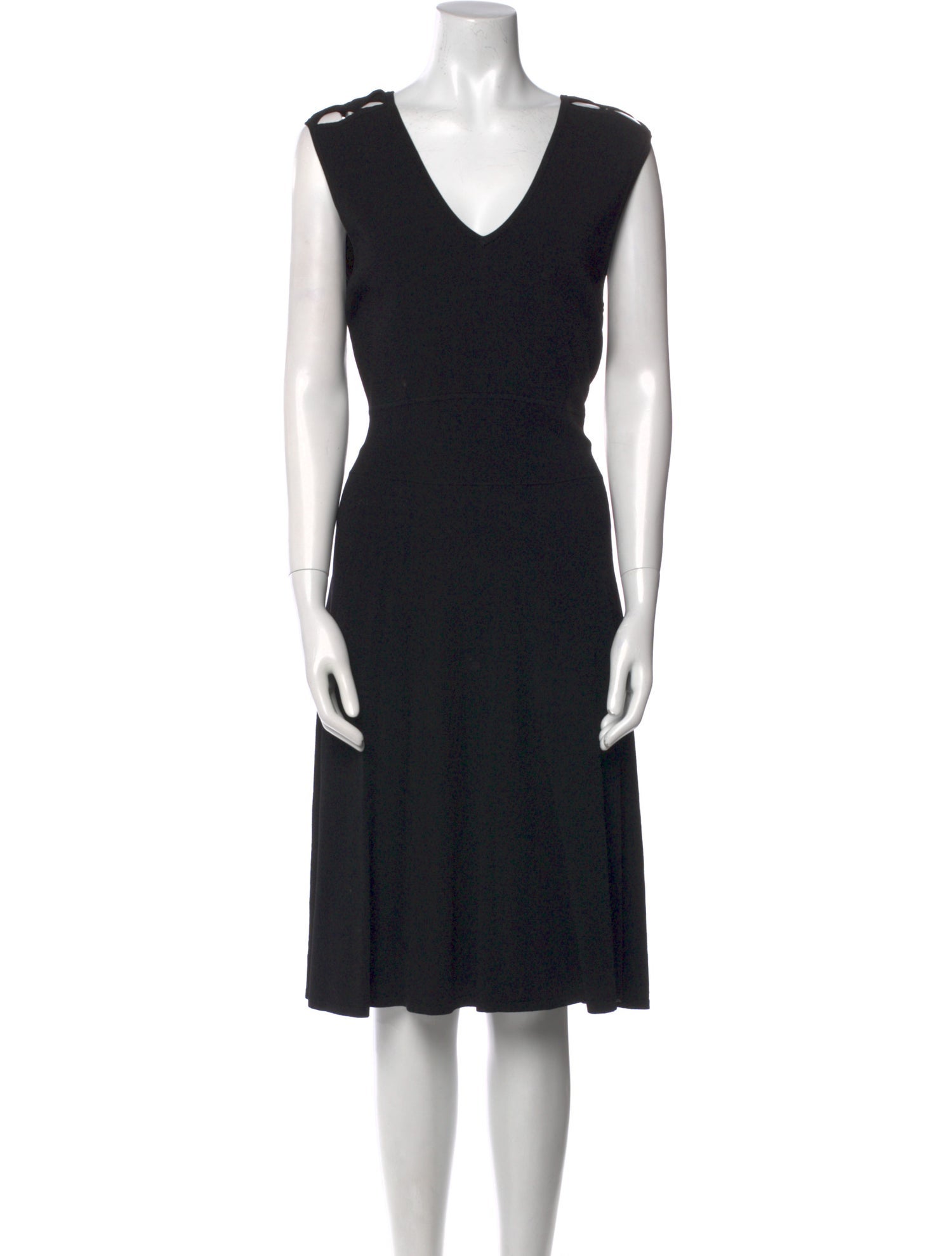 Milly V-Neck Midi Length Dress w/ Tags