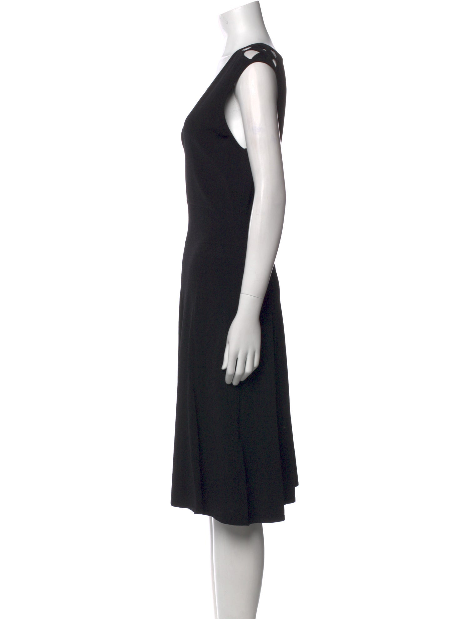 Milly V-Neck Midi Length Dress w/ Tags