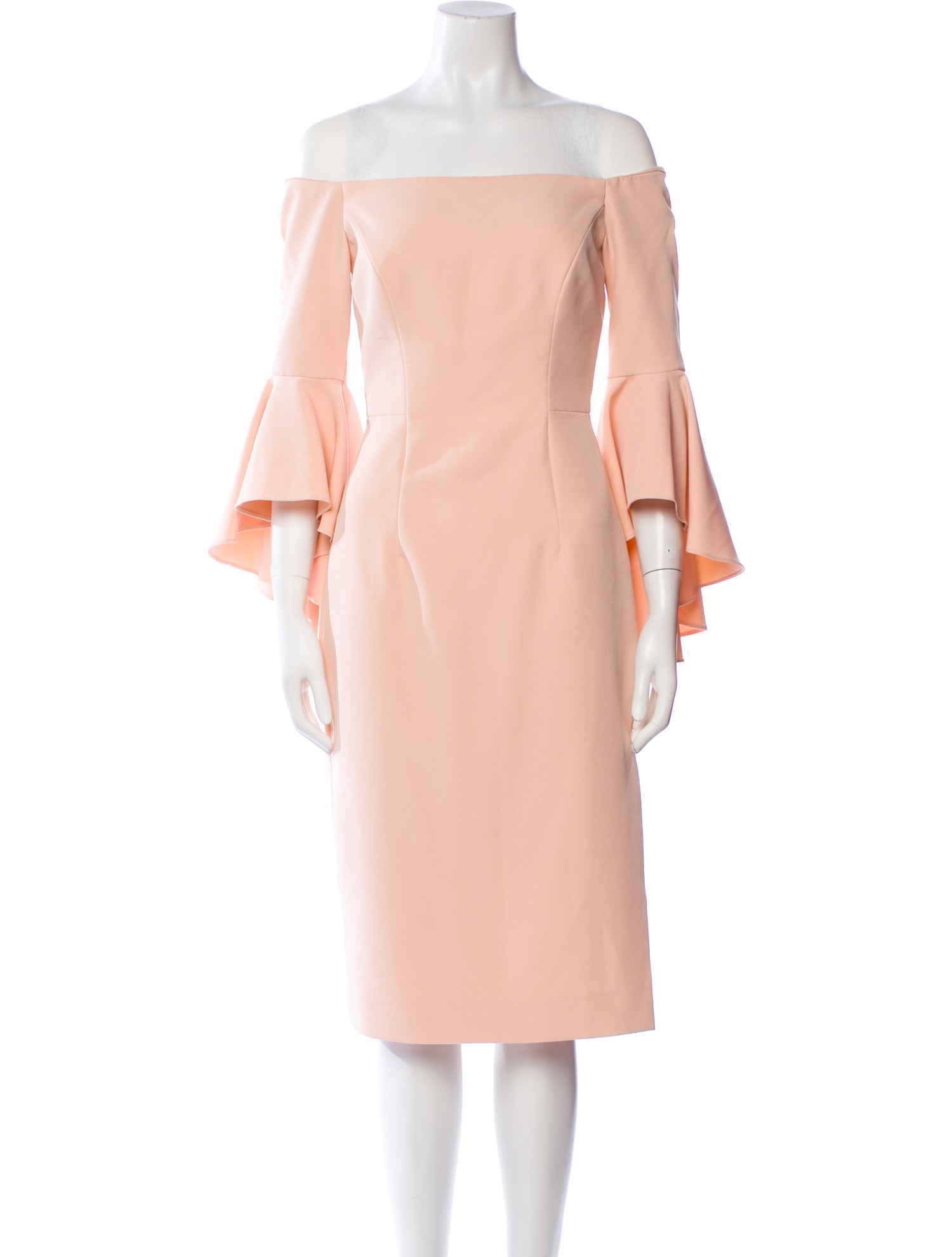 Milly Off-The-Shoulder Knee-Length Dress