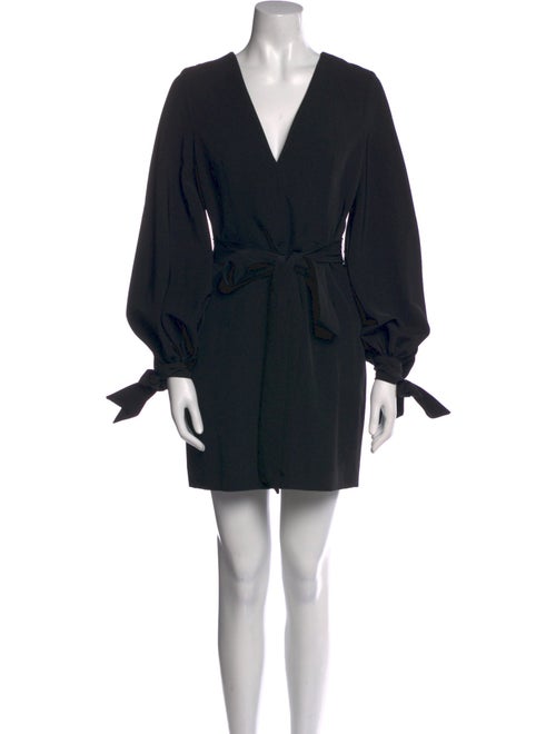 Milly V-Neck Mini Dress