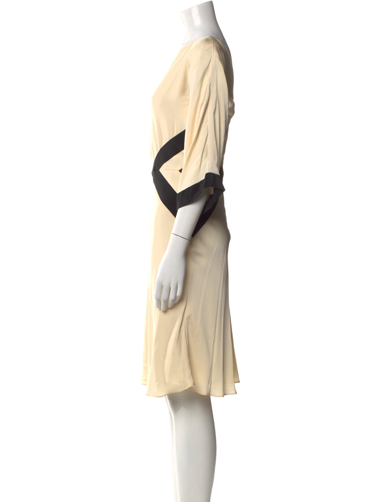 Milly Bateau Neckline Knee-Length Dress