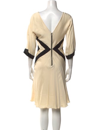 Milly Bateau Neckline Knee-Length Dress