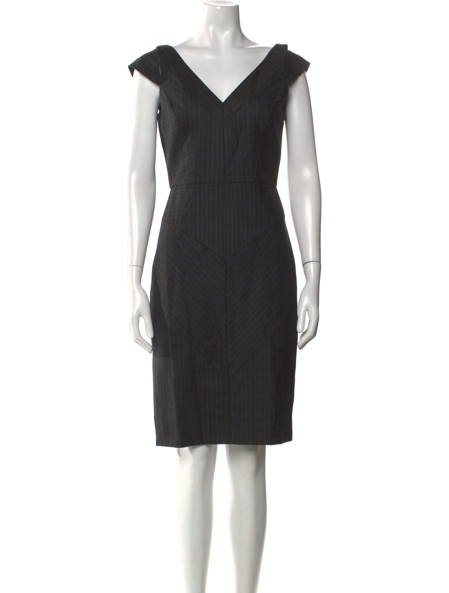 Milly Virgin Wool Knee-Length Dress