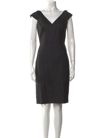 Milly Virgin Wool Knee-Length Dress
