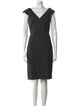 Milly Virgin Wool Knee-Length Dress