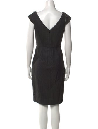 Milly Virgin Wool Knee-Length Dress